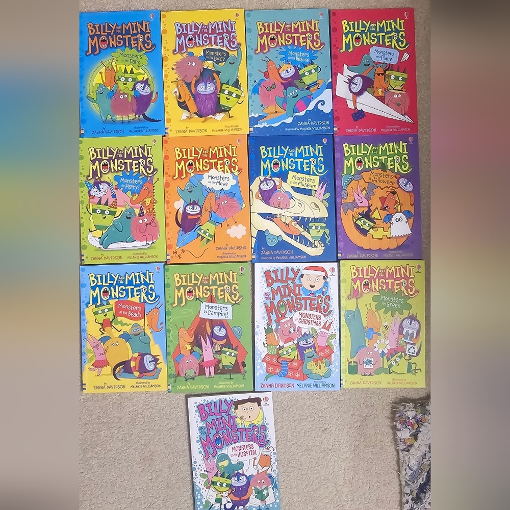 Billy and the Mini Monsters book set
